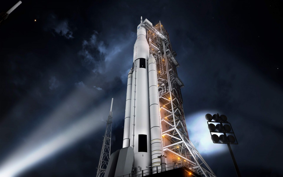 Download NASAs Heavy Lift Rocket 2020 wallpaper