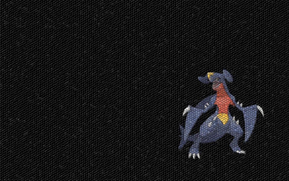 Download Pokemon mosaic Garchomp wallpaper