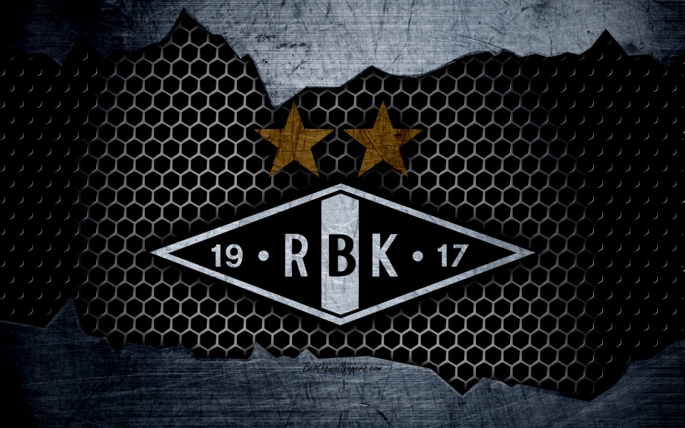 Download Rosenborg 4k logo Eliteserien soccer wallpaper