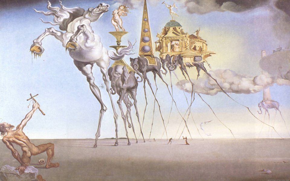 Download Salvador Dali surrealistic paintings wallpaper