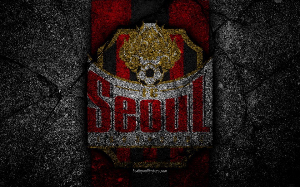 Download Seoul FC 4k logo wallpaper