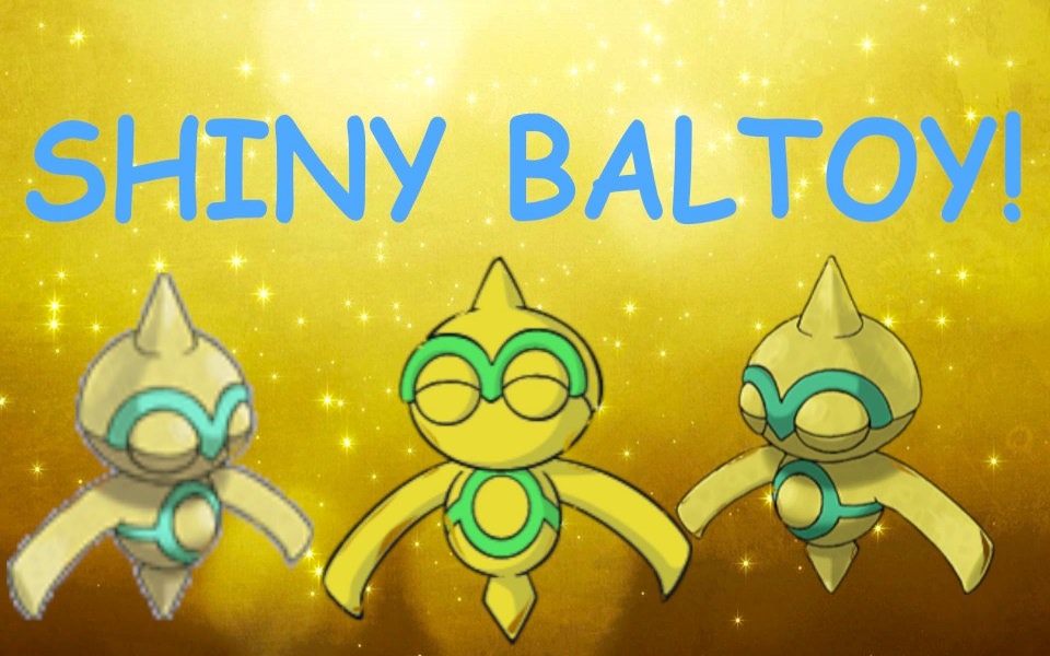 Download Shiny Baltoy in Pokemon Black 2 wallpaper
