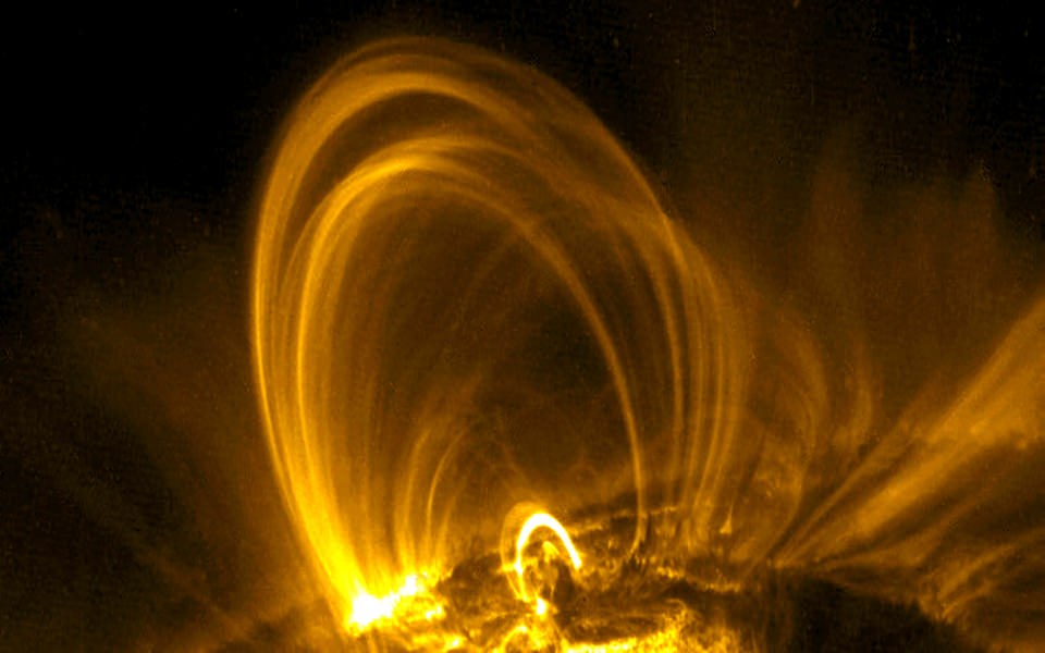 Download Solar Flare Space wallpaper