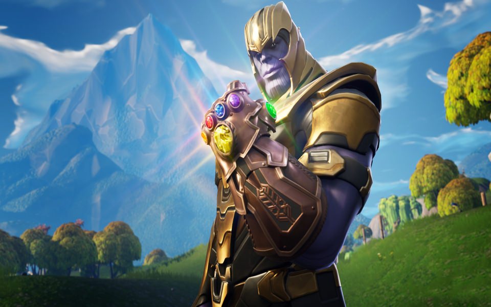 Download Thanos In Fortnite Battle Royale HD Games 4k Wallpapers wallpaper