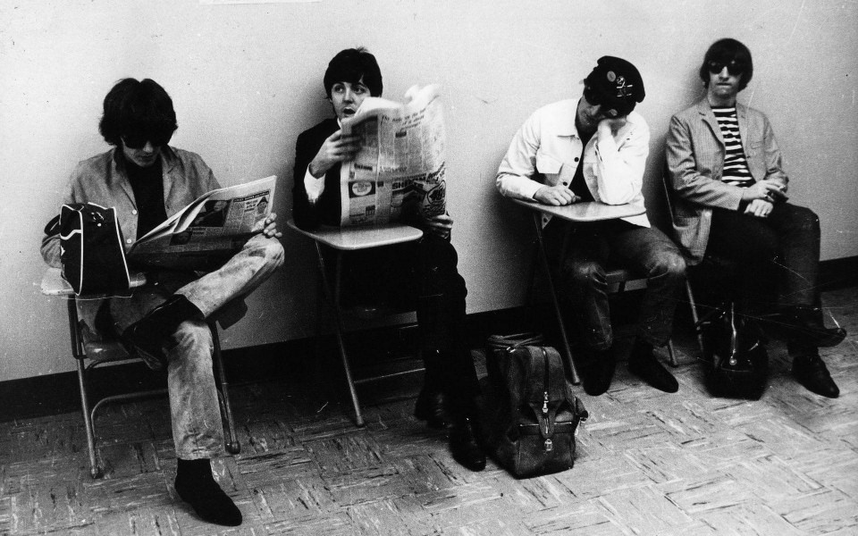 Download The Beatles Vintage Photos wallpaper