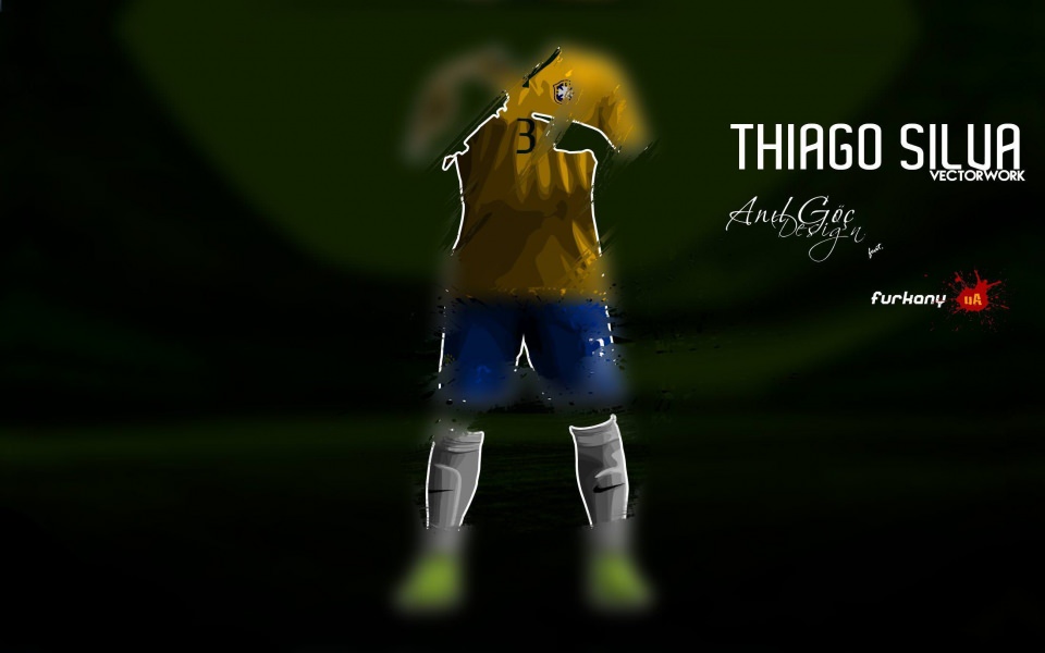 Download Thiago Silva Vector wallpaper