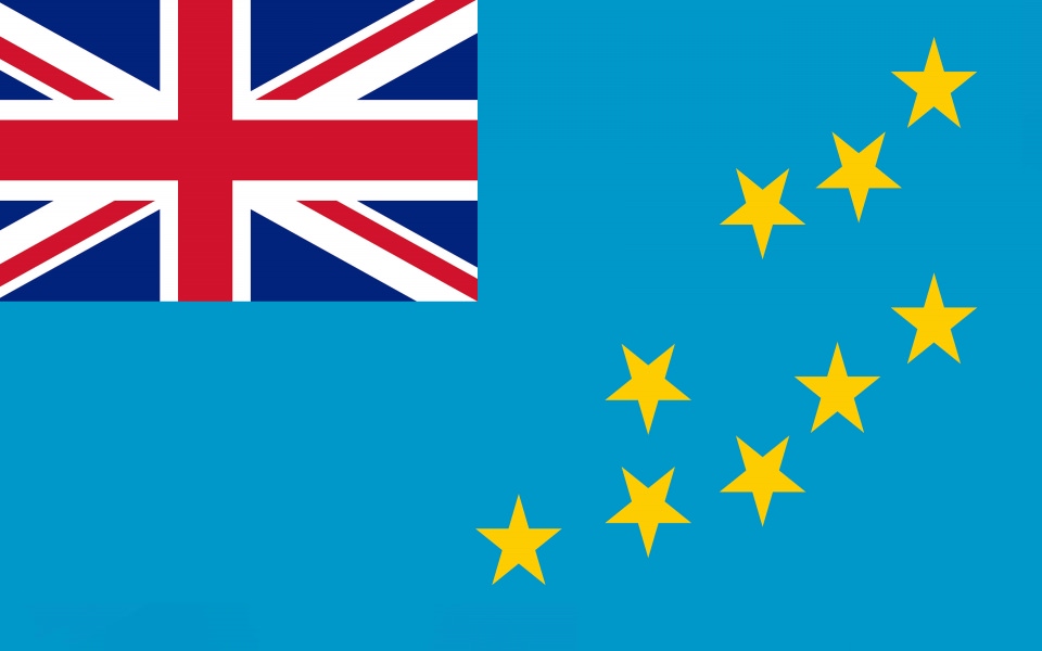Download Tuvalu Flag UHD 4K wallpaper