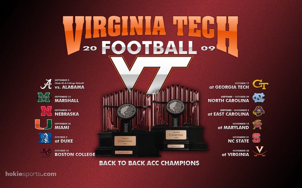 Download Virginia Tech Football Schedule 2020 Wallpaper - GetWalls.io
