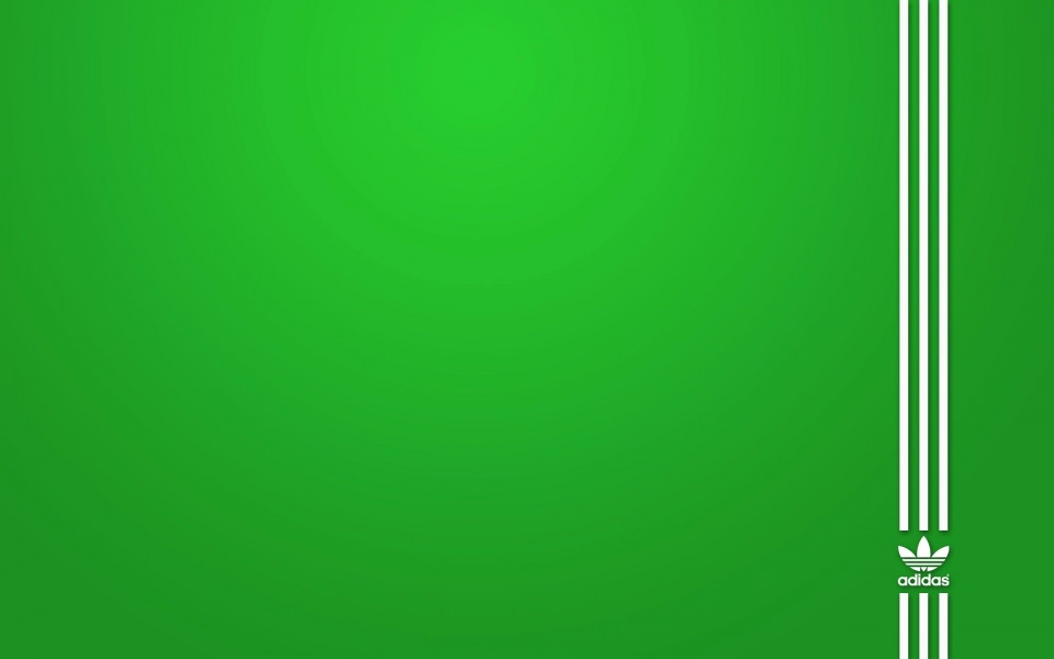 Download Adidas Logo Green Background wallpaper