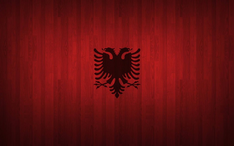 Download Albanian Wood Flag Wallpapers wallpaper