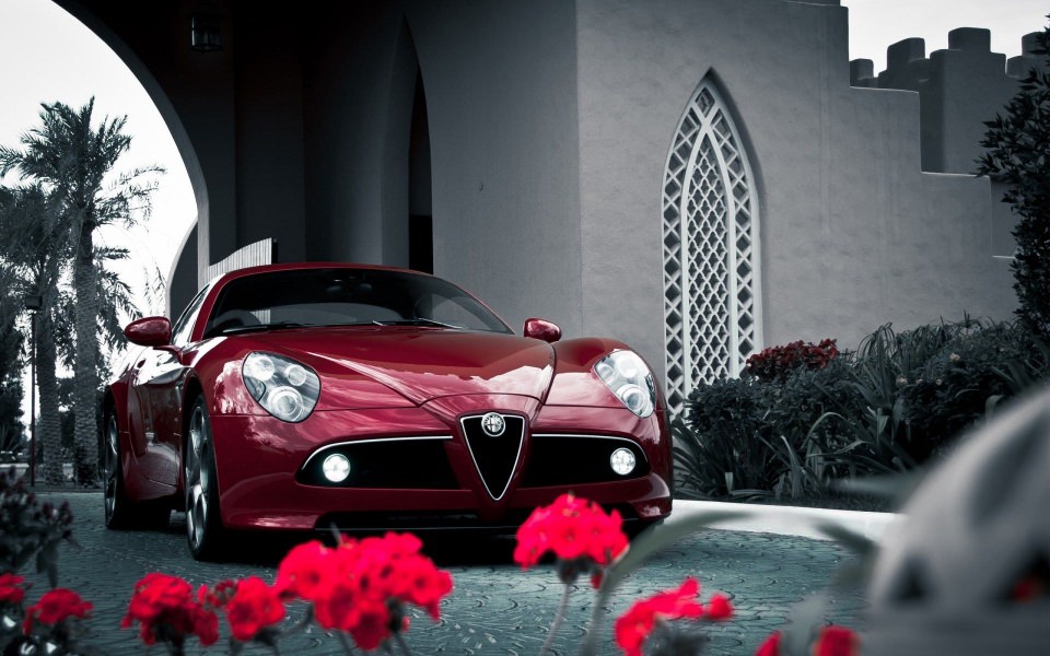 Download Alfa Romeo 8C Wallpapers in 4K 2020 wallpaper