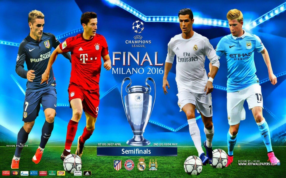 Download Antoine Griezmann Atletico Madrid Champions League wallpaper
