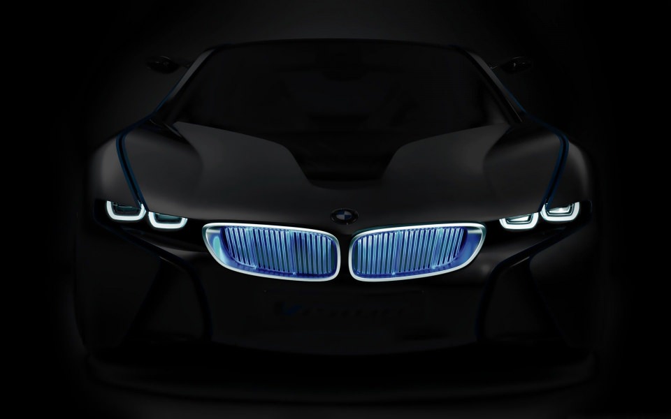 Download BMW in Black Background wallpaper