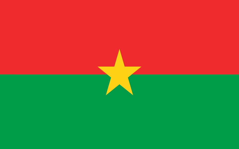Download Burkina Faso Flag UHD 4K wallpaper
