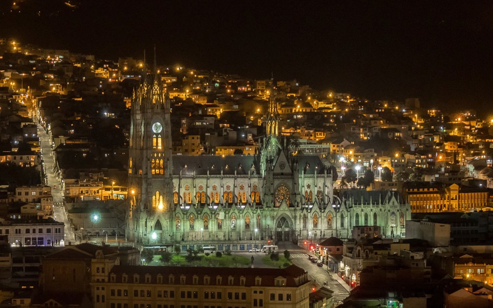 Download Cathedral Quito Ecuador wallpaper