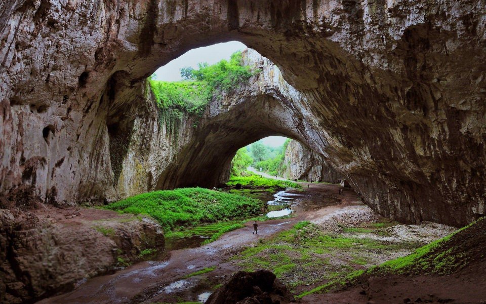 Download Cave River In Bulgaria Rocks wallpaper