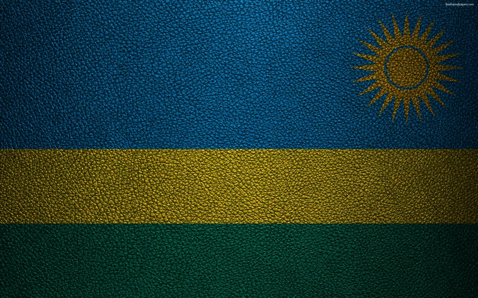 Download Download wallpapers Flag of Rwanda Africa 4K wallpaper