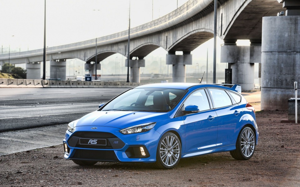 Download Ford Focus in Blue 3D Pics wallpaper