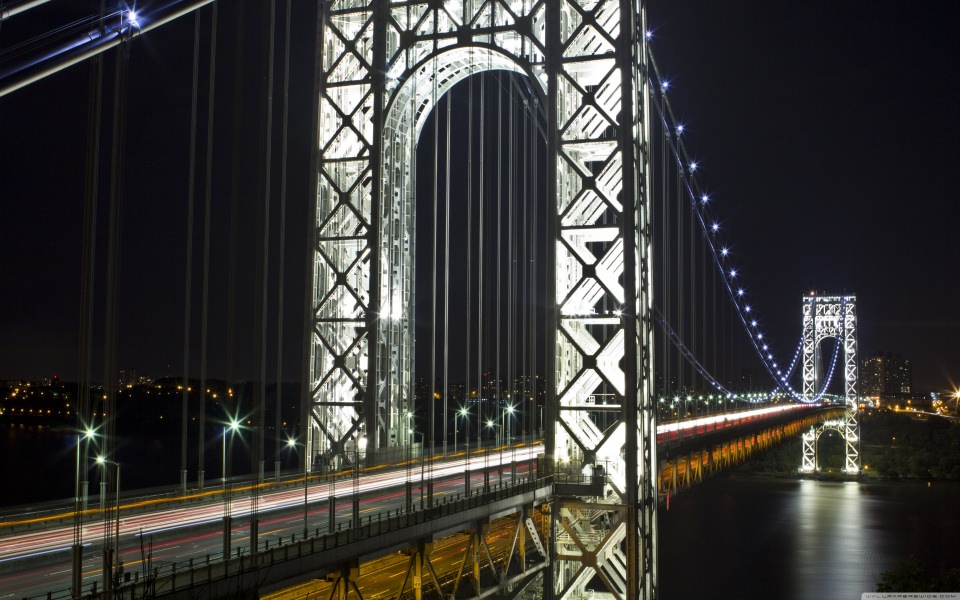 Download George Washington Bridge 2020 Phone Desktop 4K wallpaper