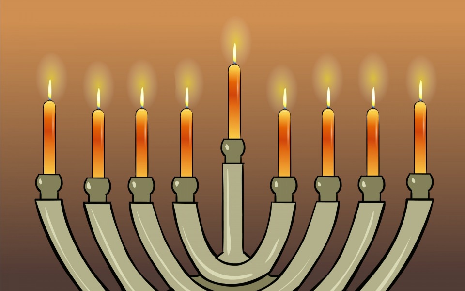 Download hanukkah menorah candle wallpaper
