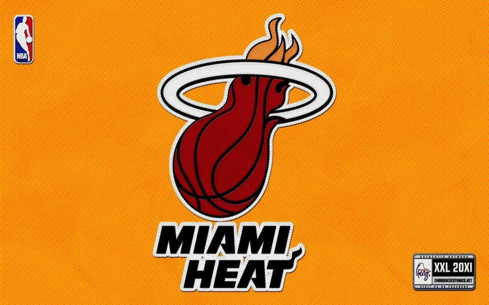 Download Miami Heat Logo Black For Desktop wallpaper
