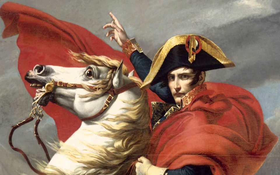 Download Napoleon Crossing the Alps Wallpapers for Mobile iPhone Mac wallpaper