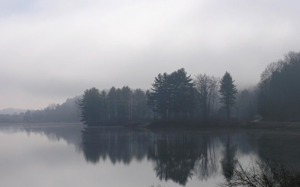 Download nature Lake Mist Wallpapers HD wallpaper