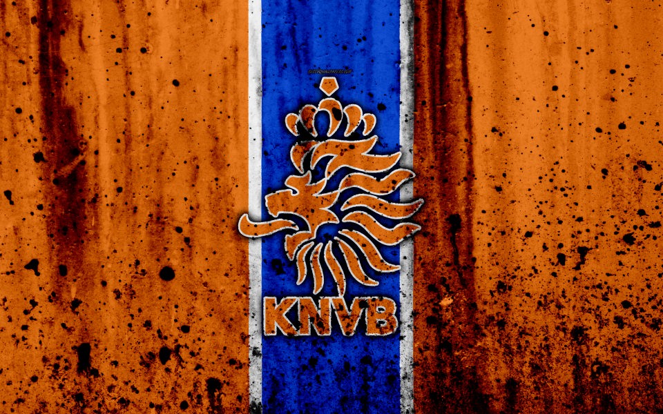 Download Netherlands national football team 4k logo wallpaper
