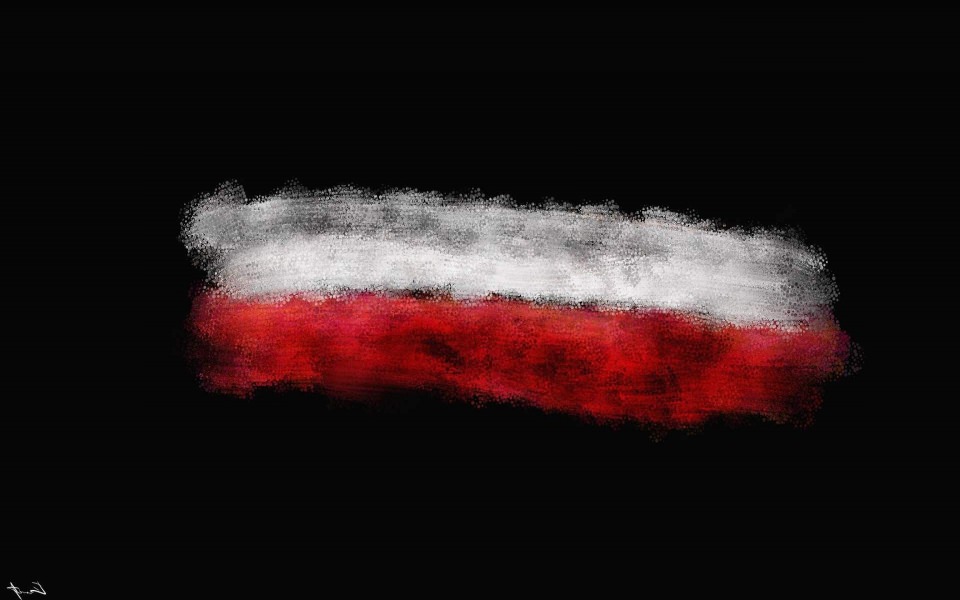 Download Poland Flag Abstract 2020 wallpaper