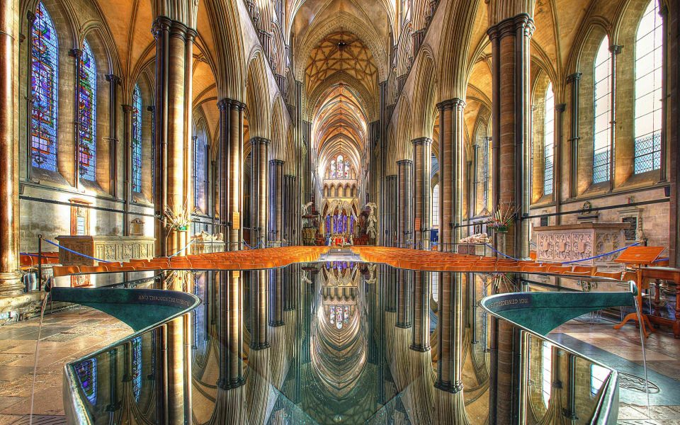 Download Reflection Ceiling Of The Church Wallpapers wallpaper