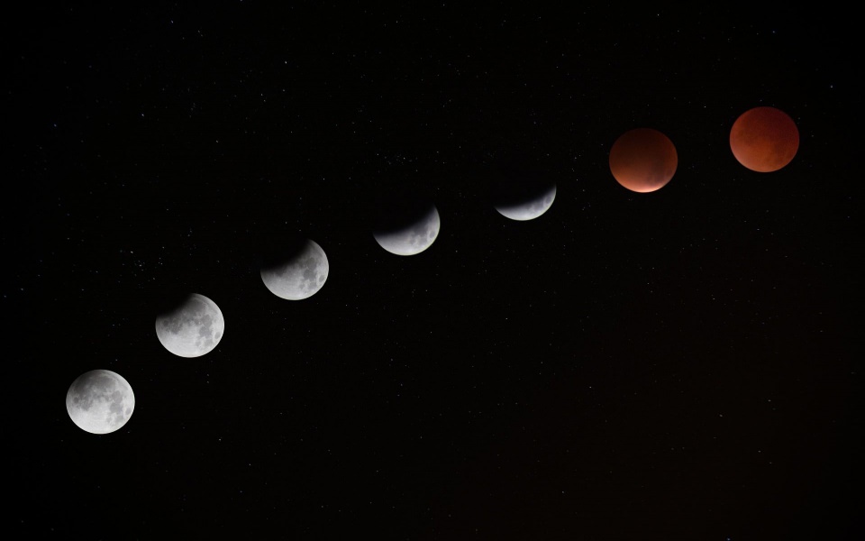 Download Supermoon Blue Moon and Lunar Eclipse wallpaper