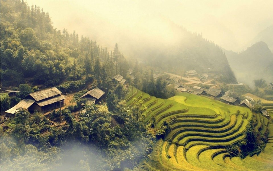 Download Vietnam At Foggy Wallpapers for Mobile iPhone Mac wallpaper