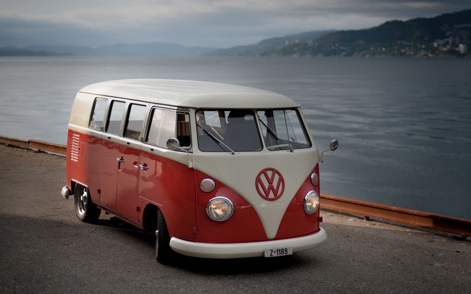 Download Volkswagen Bus tuning classic lowrider wallpaper