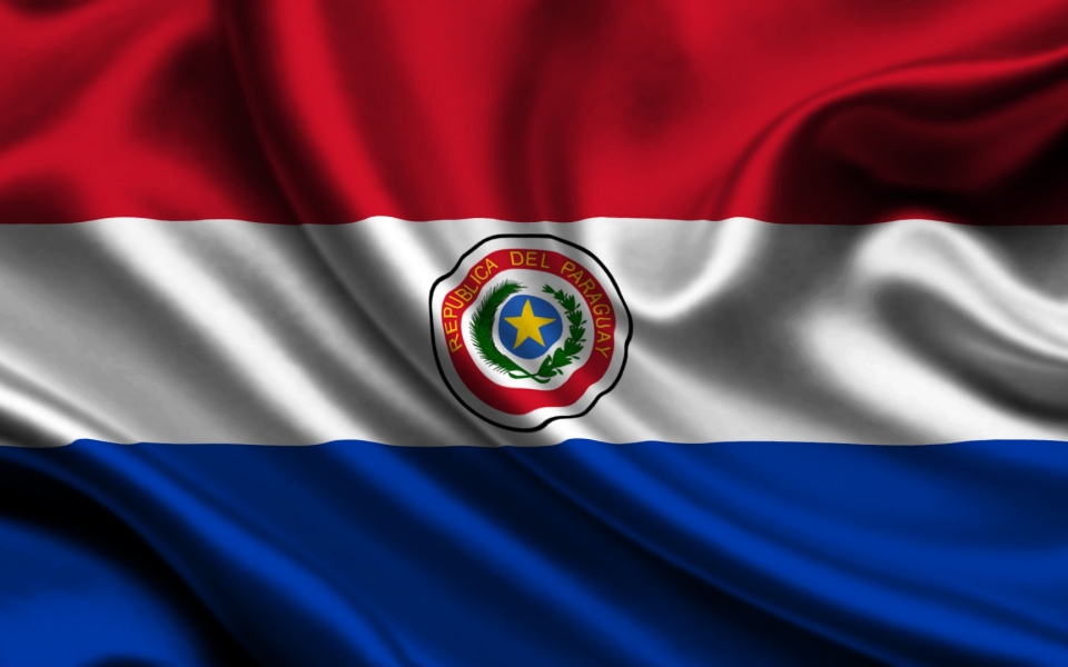Download Wallpapers 3840x2400 Paraguay Satin Flag wallpaper