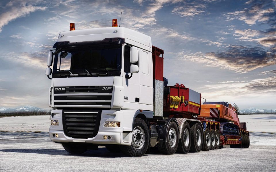Download White Daf Truck Mac Android PC 2020 Pics wallpaper