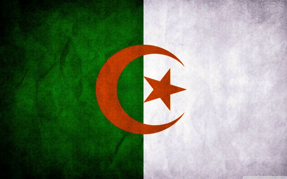 Download Algeria Flag HD wallpaper