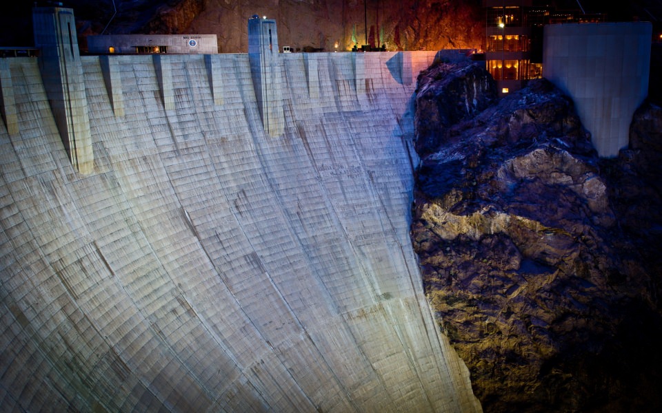 Download Architecture Rock Dam wallpaper