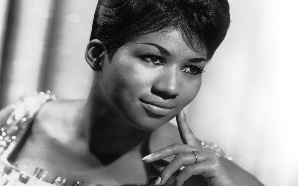 Download Aretha Franklin Black White Wallpapers wallpaper
