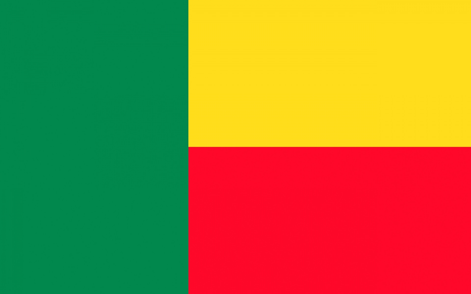 Download Benin Flag 3D 4K wallpaper