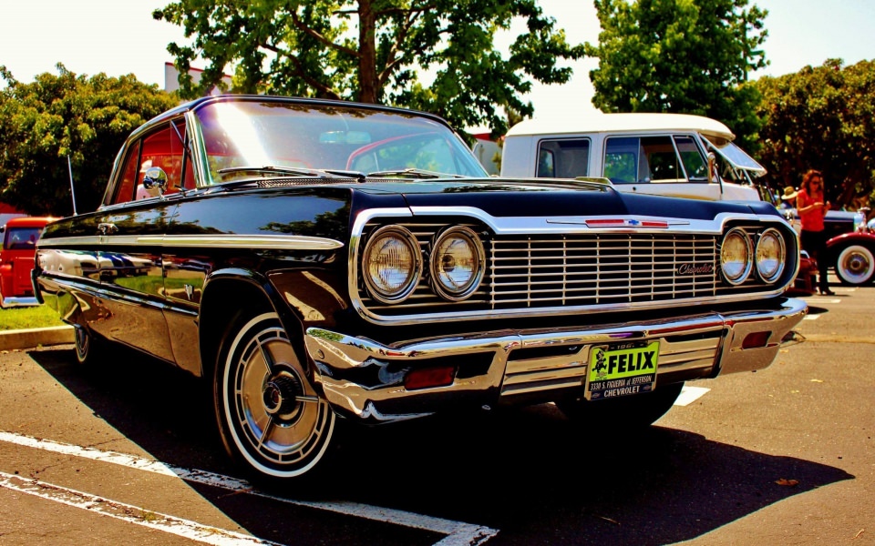 Download Chevrolet 1964 Impala 4k wallpaper