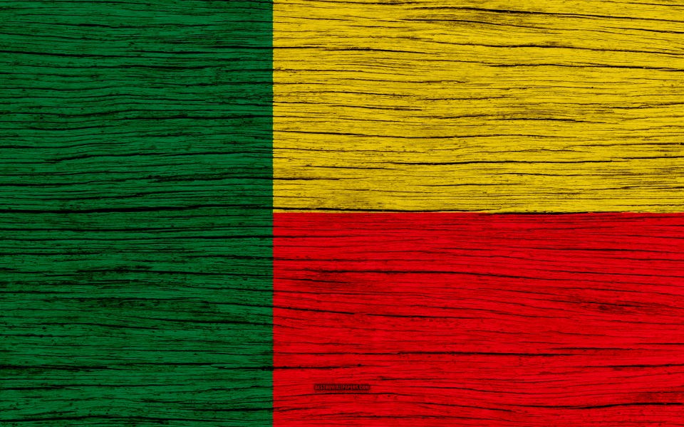 Download Flag of Benin 4k wallpaper