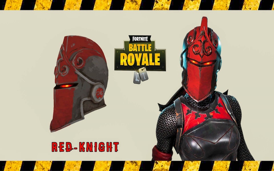 Download Red Knight Helmet 2020 4K wallpaper