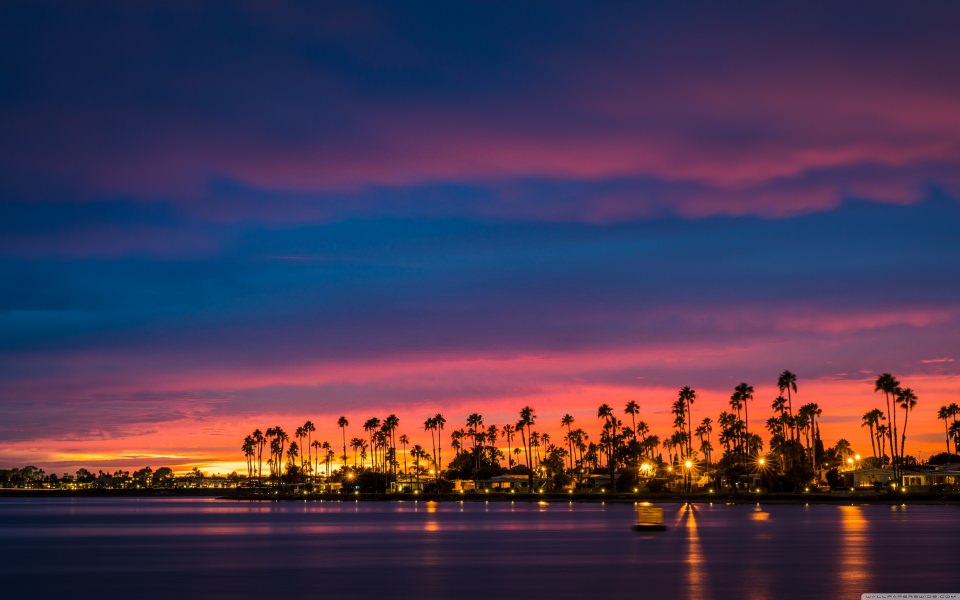 Download San Diego Sunset 2020 4K HD Desktop wallpaper