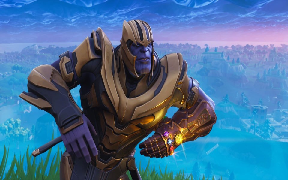 Download Thanos Fortnite 2020 4K Mobile wallpaper