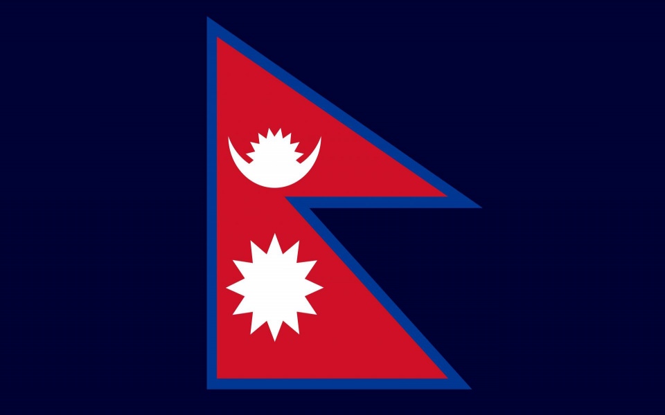 Download 3D Nepal Flag 4K HD wallpaper