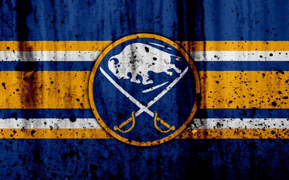 Download 4k Buffalo Sabres grunge NHL wallpaper