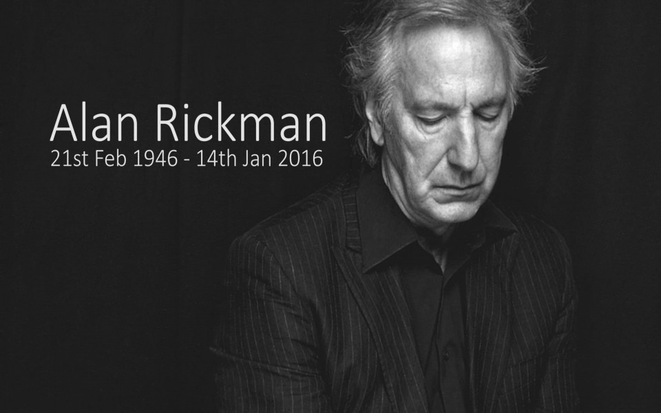 Download Alan Rickman 4K Desktop Mobile iOS Mac 2020 wallpaper