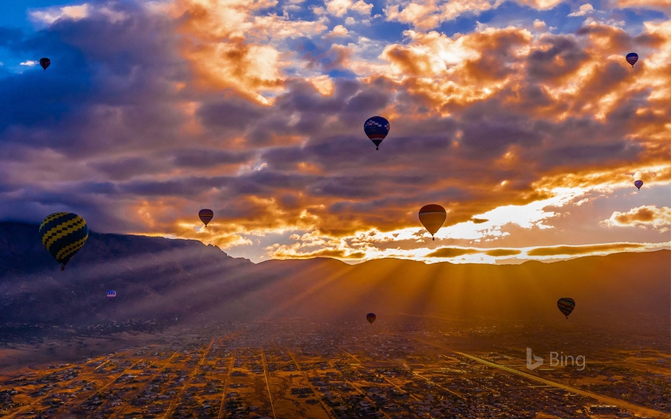 Download Albuquerque International Balloon HD 4K wallpaper