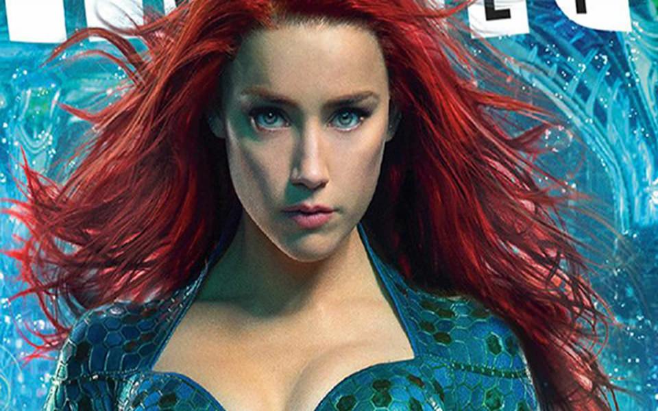 Download Aquaman Amber Heard Minimalist 4K HD wallpaper