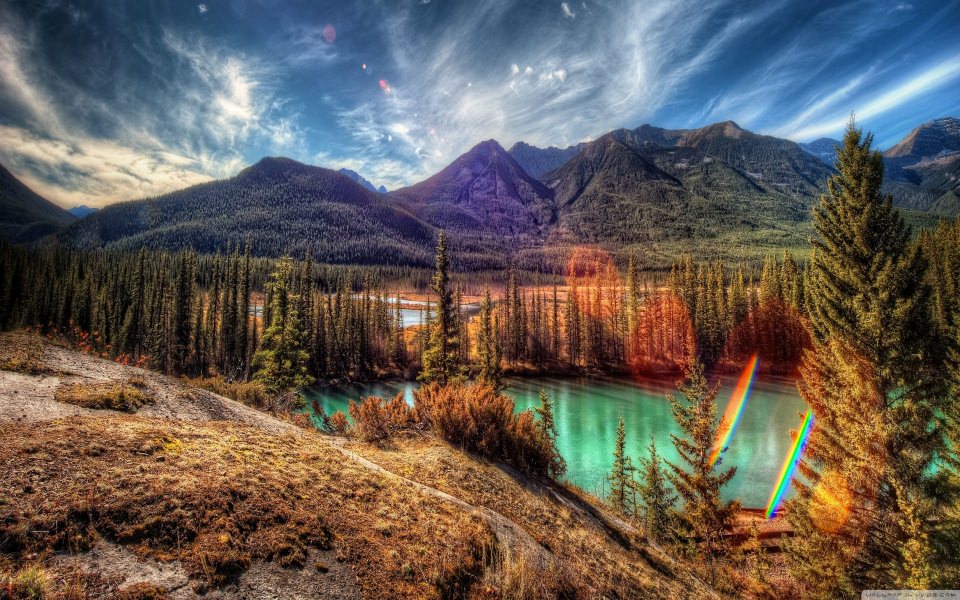 Download Banff National Park Alberta Canada 4K wallpaper